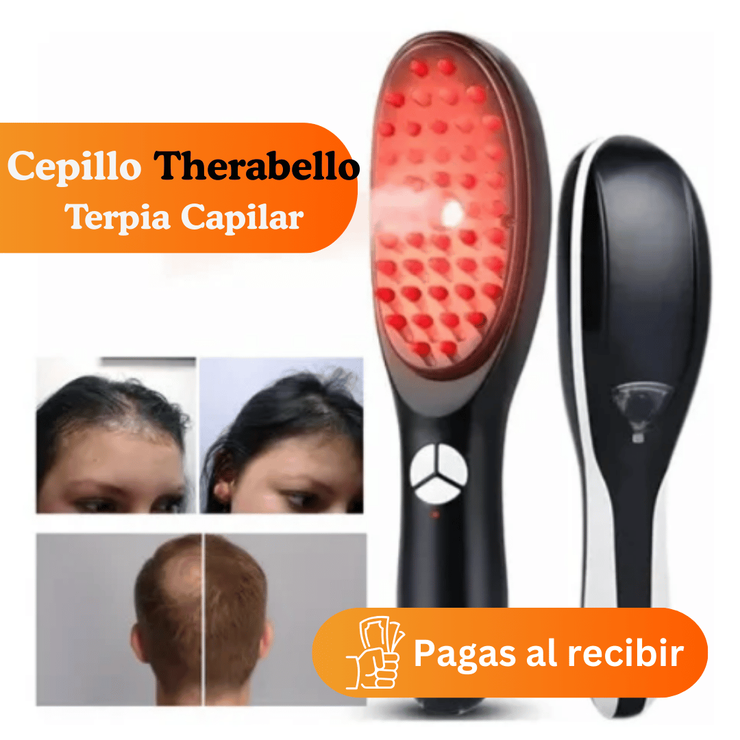 Therabello | Cepillo de fototerapia para tener un cabello más largo, fuerte y saludable
