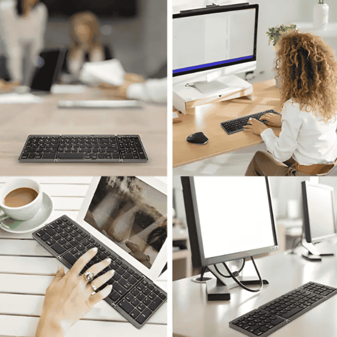 Teclado Inalámbrico Plegable: ALFA NUMERICO