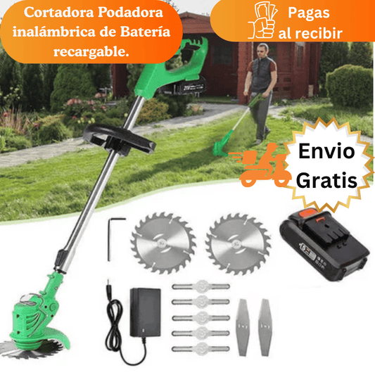 MasterBlade | Cortadora Podadora inalámbrica de Batería recargable.