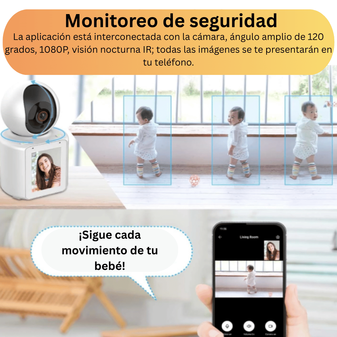 Cámara de Video Llamada Inteligente | Vigila y realiza video llamada en tiempo real