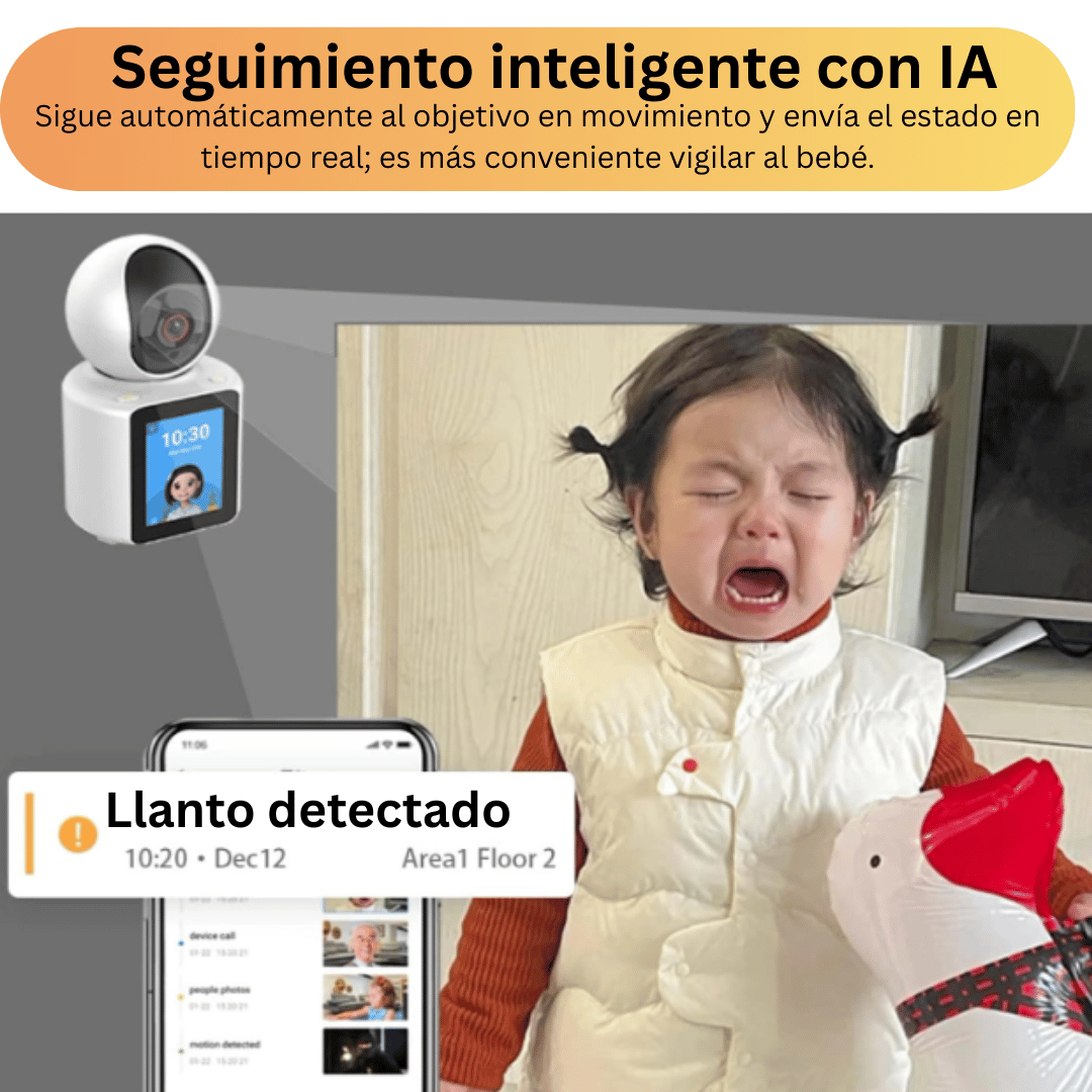 Cámara de Video Llamada Inteligente | Vigila y realiza video llamada en tiempo real
