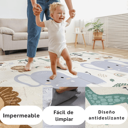 Alfombra Plegable Antigolpes Reversible – Doble Diseño, Antideslizante y Fácil de Limpiar