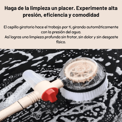 AutoBrush 360 - Cepillo giratorio automático, limpieza completa y avanzada.