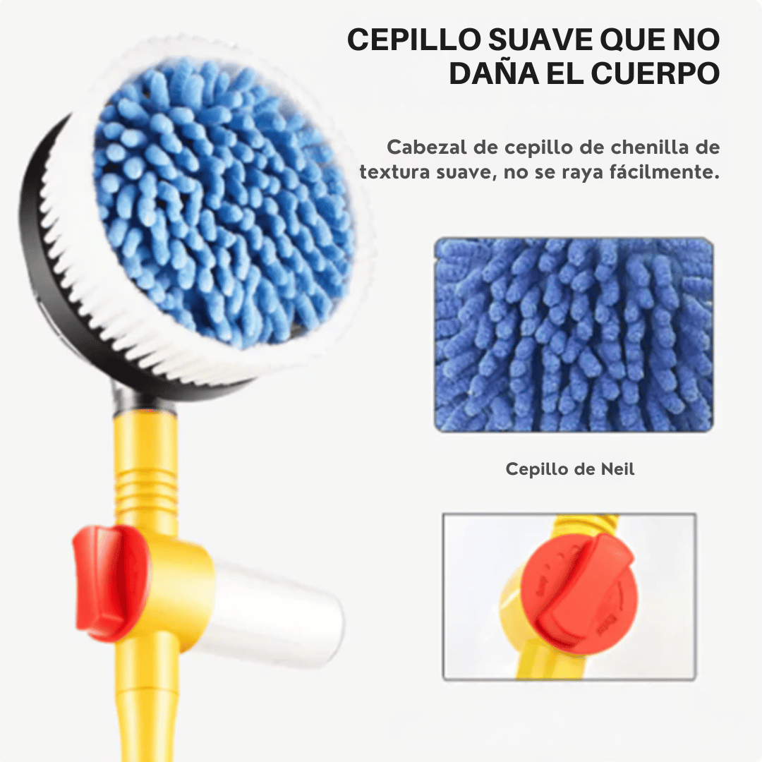 AutoBrush 360 - Cepillo giratorio automático, limpieza completa y avanzada.