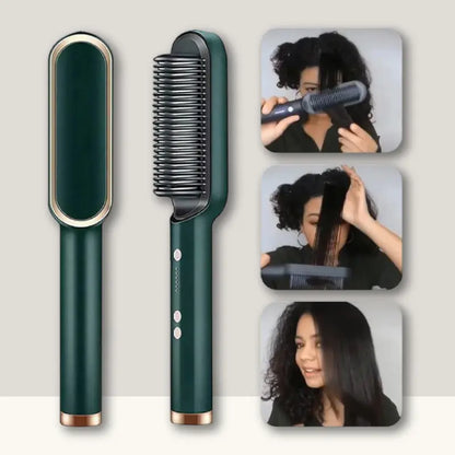 🔥 SECADOR Y ALISADOR DE PELO 3 EN 1 🔥 Cabello liso y brillante en minutos