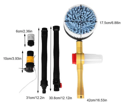 AutoBrush 360 - Cepillo giratorio automático, limpieza completa y avanzada.