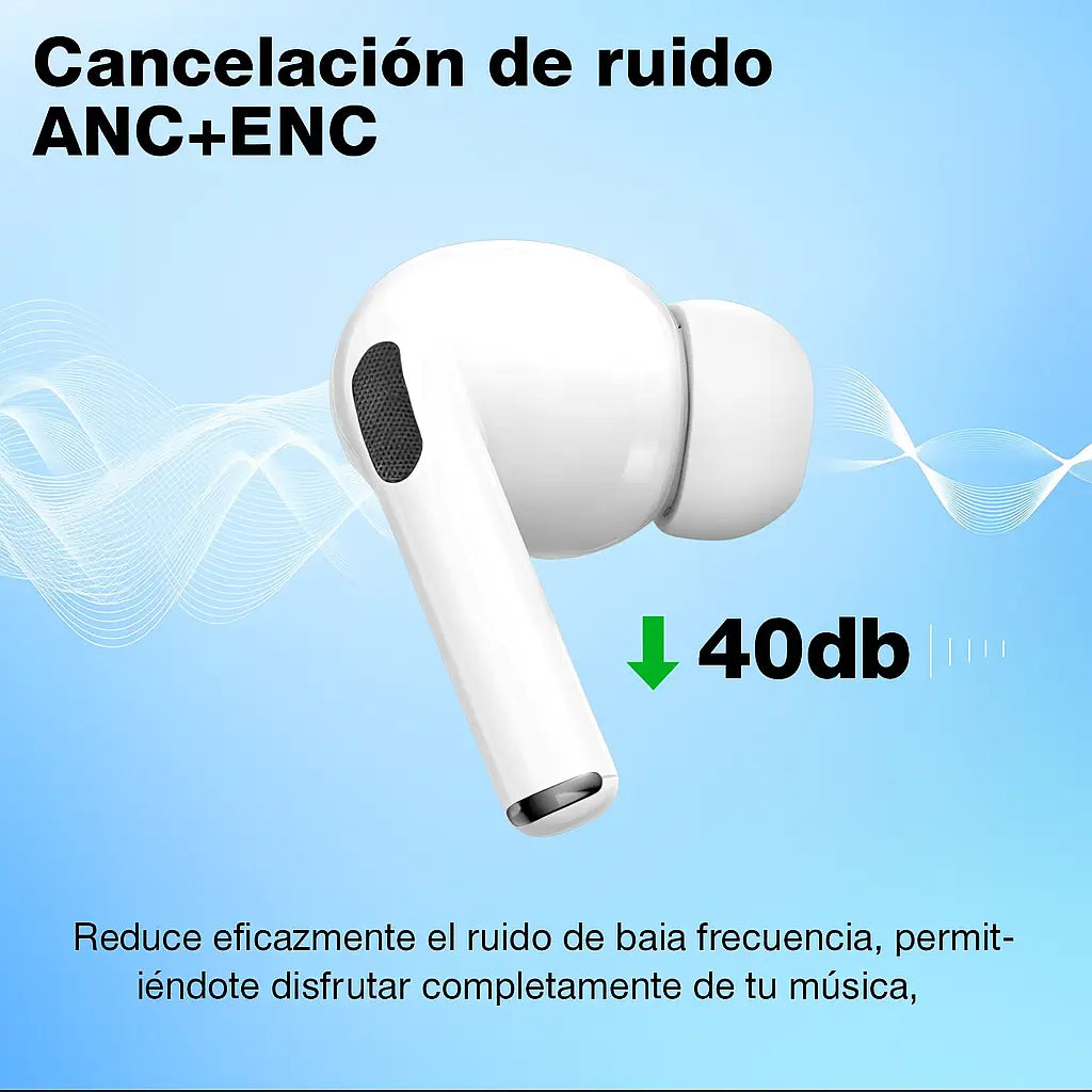 Audífonos a9 pro con pantalla táctil