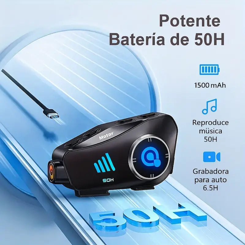 Cámara para Casco de Motocicleta con Micrófono