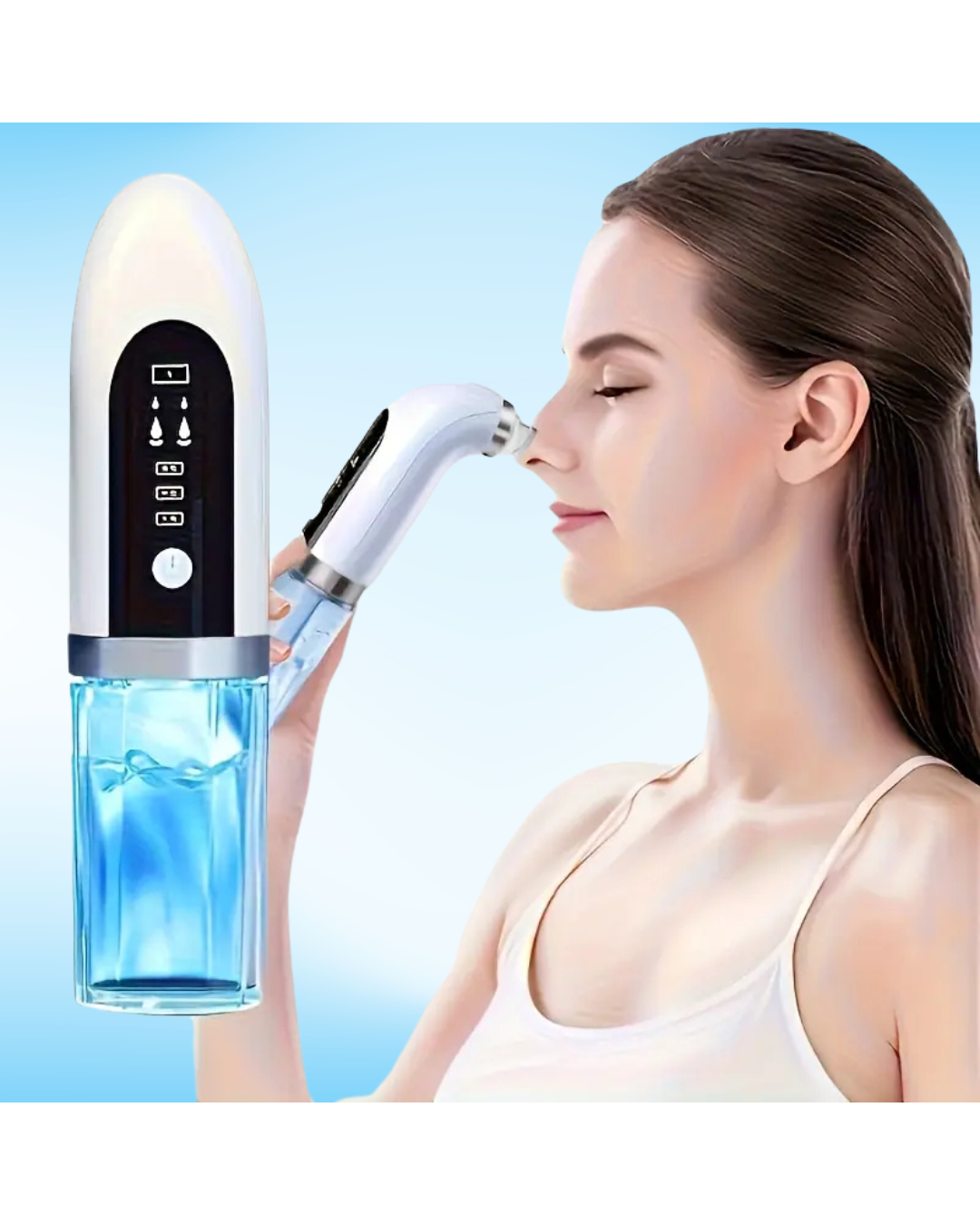 Dispositivo HIDROFACIAL de extracción de impurezas y puntos negros, para tener un piel radiante