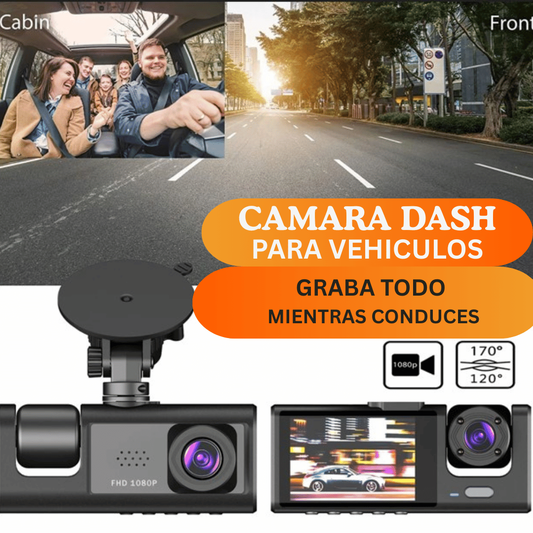 Dash cam Super HD | 📷 graba todo el entorno del auto. Un testigo siemp ...