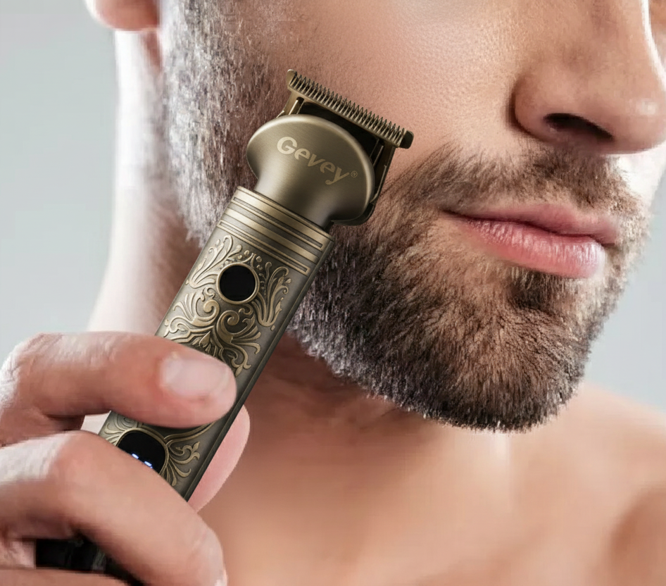 ✨ Afeitado de Barbero en Casa– Rasuradora Gevey 3 en 1