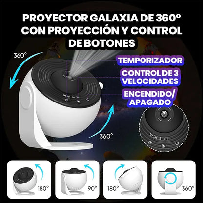 Proyector Galaxia - Convierte tu techo en un universo realista en segundos 🌌✨