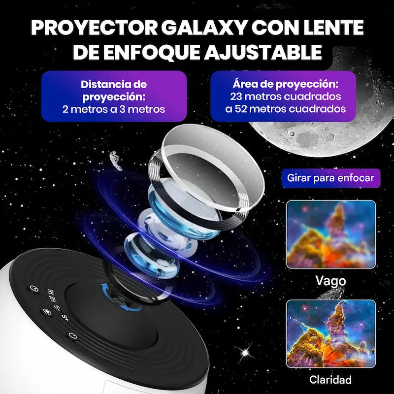 Proyector Galaxia - Convierte tu techo en un universo realista en segundos 🌌✨