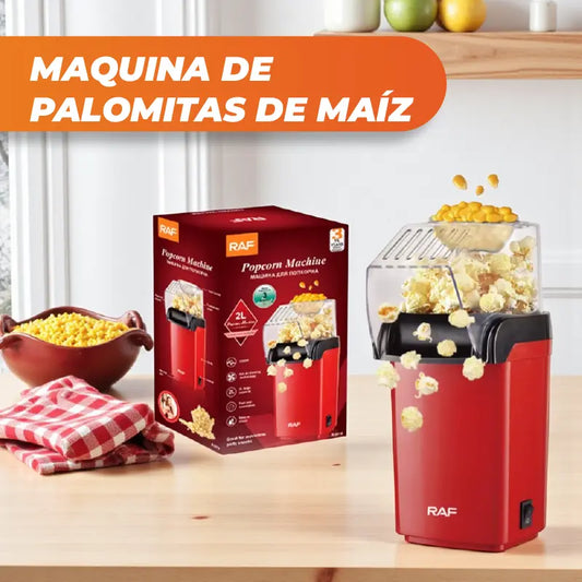 Máquina de Palomitas de Maíz – Prepara palomitas en solo 3 minutos, sin aceite y con el mejor sabor🍿