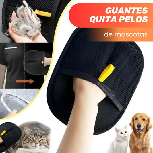 Guante quita pelos de mascotas