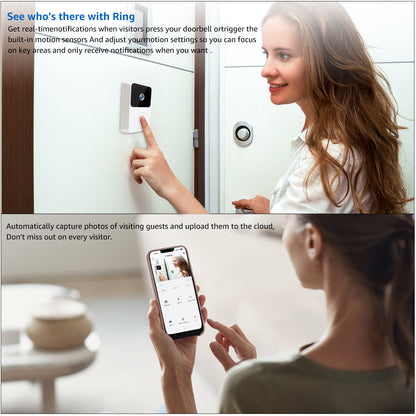 🔔 Timbre Inteligente con Cámara WiFi – Seguridad en tu Celular en Tiempo Real