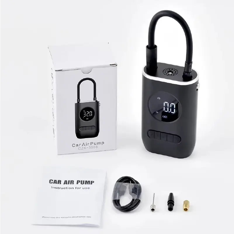 Bomba de Inflado Portátil Inalámbrica – Infla neumáticos y accesorios con solo un botón
