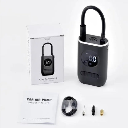 Bomba de Inflado Portátil Inalámbrica – Infla neumáticos y accesorios con solo un botón