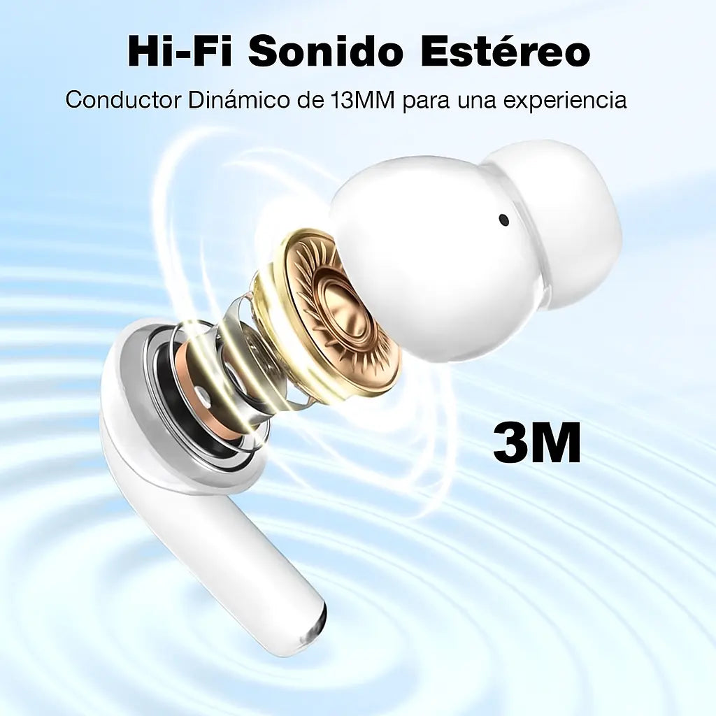 Audífonos a9 pro con pantalla táctil