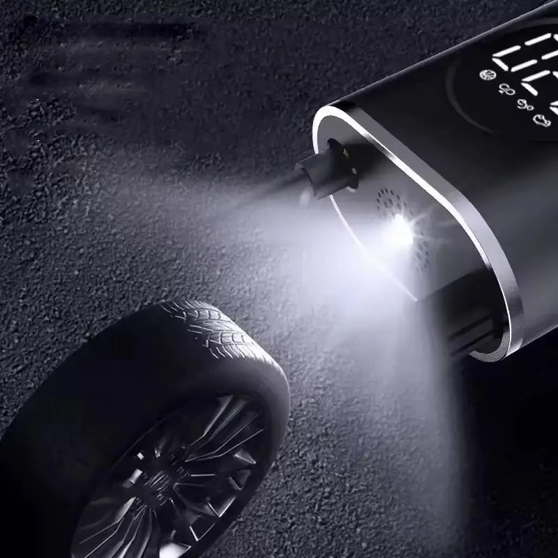 Bomba de Inflado Portátil Inalámbrica – Infla neumáticos y accesorios con solo un botón
