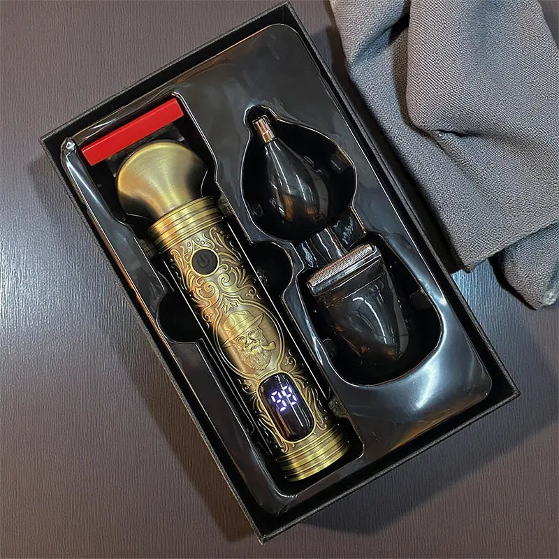 ✨ Afeitado de Barbero en Casa– Rasuradora Gevey 3 en 1